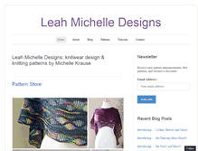 Tablet Screenshot of leahmichelledesigns.com